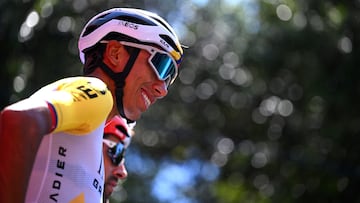 ROME, ITALY - JUNE 01: Egan Bernal of Colombia and Team INEOS Grenadiers prior to the 108th Giro d'Italia 2025, Stage 21 a stage from Rome to Rome / #UCIWT / on June 01, 2025 in Rome, Italy. (Photo by Tim de Waele/Getty Images)