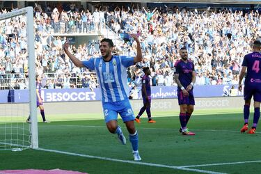 Su gol ha sido un soplo de aire fresco para La Rosaleda. El delantero estaba en el sitio adecuado y en el momento justo. Chavarría permite el sueño de la permanencia al Málaga.