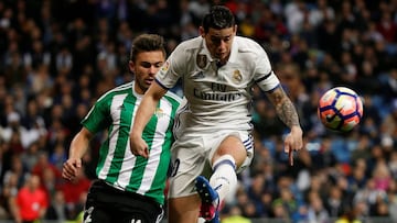 James Rodríguez, jugador del Real Madrid