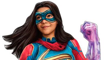 The Marvels: así luce Iman Vellani con el nuevo traje de Ms. Marvel en el set de rodaje
