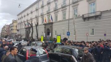 La expedición del Real Madrid ya está en Nápoles