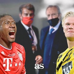 Laporta and Florentino Pérez set to battle for Alaba and Haaland