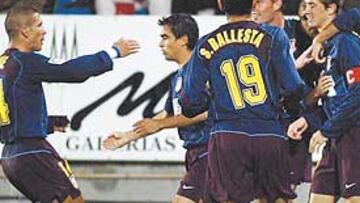 <b>UN ATAQUE DE LUJO. </b>Torres marcó un golazo; Salva, otro, e Ibagaza les dio el pase a ambos. Ferrando acertó incluyendo a los tres en el once.