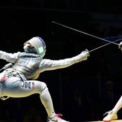 Nataly Michel quedó eliminada en florete indiviual ante Prescod
