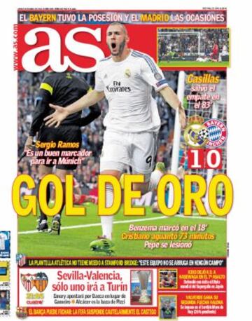 Las portadas de AS de abril