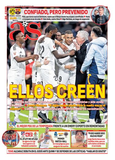 Las portadas de AS de abril