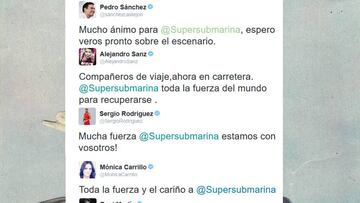 'Supersubmarina': Twitter se vuelca en apoyo del grupo