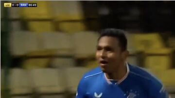 El gol de Morelos que deja al Rangers a un paso de la liga