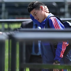 Director deportivo de Napoli está en Madrid para fichar a James