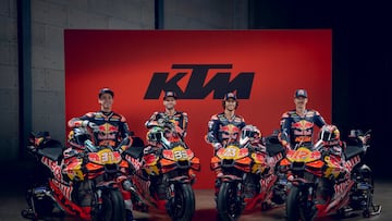 Alineación de pilotos de KTM para 2026.