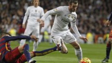 Gareth Bale durante El Clásico ante el FC Barcelona.
