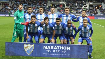 01/12/17  PARTIDO PRIMERA DIVISION 
 MALAGA - LEVANTE 
 FORMACION EQUIPO