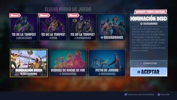 Dominación Disco es un muy buen modo de juego para completar este tipo de desafíos