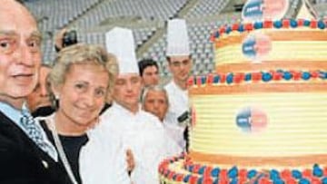 <b>SIEMPRE FELIZ. </b>Nicolau Casaus fue una persona que estuvo pendiente de 'su' Barça y el entorno.