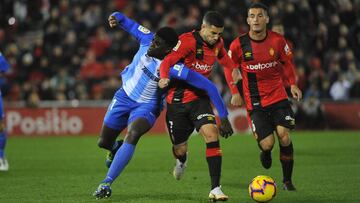 Imagen del Mallorca contra el Málaga.
