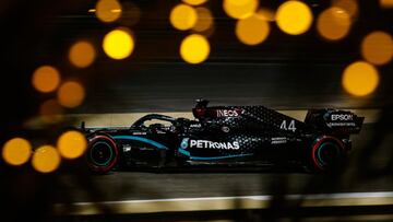 Lewis Hamilton (Mercedes W11). Bahréin, F1 2020.