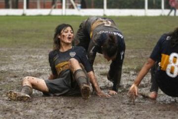 Boca Juniors-Excursionistas. Celebración del título de liga.