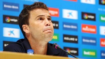 25/08/18 RUEDA DE PRENSA DE RUBI ENTRENADOR DEL ESPANYOL