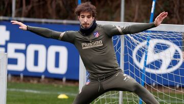 Šime Vrsaljko durante un entrenamiento.