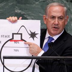 Jon Stewart mocks Netanyahu and Trump about Iran nuclear threat with videos from 2012, 2015 and 2018