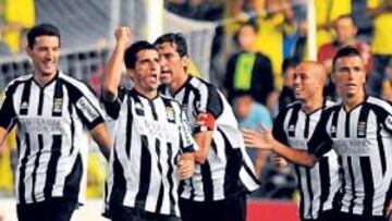 <b>GOLPE DE EFECTO. </b>El 1-3 de Cádiz fue uno de los grandes partidos albinegros durante estos tres meses.