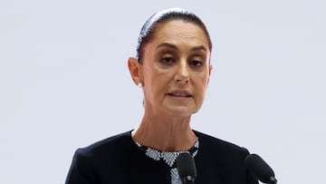 Mexican President Claudia Sheinbaum delivers her first State of the Union address at National Palace, in Mexico City, Mexico, September 1, 2025. REUTERS/Henry Romero