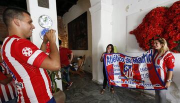 Inauguración de la Peña del Atlético en Cuba