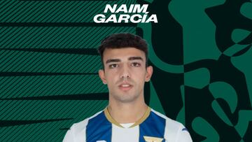 Naim García jugará cedido en el Racing de Ferrol.