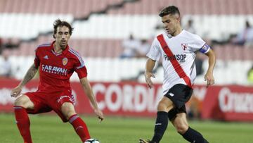 Borja Iglesias deja sin el primer triunfo del curso al filial sevillista