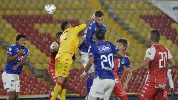 Millonarios y Santa Fe se enfrentan en el estadio El Campín de bogotá por la fecha 4 de la Liga BetPlay.