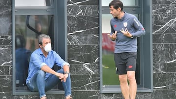 Marcelino, con Alkorta