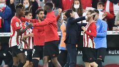 Nico e I&ntilde;aki Williams ante el Villarreal.