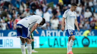 Partido correspondiente a la jornada 38 de LaLiga Hypermotion entre el Real Zaragoza y el Burgos CF en La Romareda. Ivan Azon