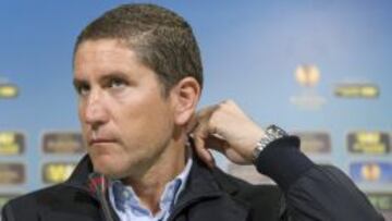 El entrenador del Real Betis, Juan Carlos Garrido.