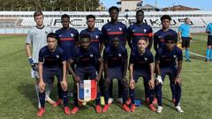 La selecci&oacute;n francesa Sub-17 en la que milita Elyaz Zidane.