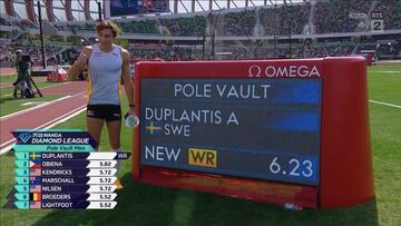 Duplantis regala otro maravilloso récord del mundo: 6,23