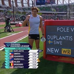 Duplantis regala otro maravilloso récord del mundo: 6,23