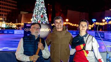 Javier Fernández vuelve con dos arqueros mediáticos para su pista de hielo por Navidad