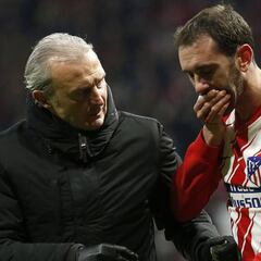 Savic y Godín, tres semanas de baja: se pierden cuatro partidos