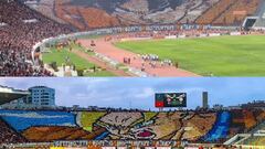 Impresionante tifo de Dragón Ball Z en el fútbol africano