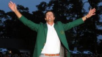 Adam Scott, ganador del Masters de Augusta 2013.