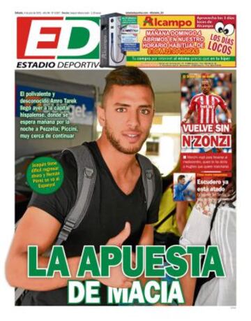 Portadas de la prensa deportiva