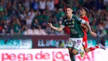 James vuelve a marcar pero León cae ante Toluca