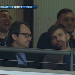 Piqué primero fue al tenis y después vio a la Selección