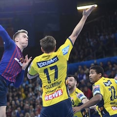 El Barça cumple sin desgaste el trámite ante el Rhein Neckar