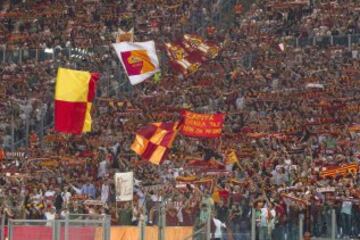 Roma-Barcelona en imágenes