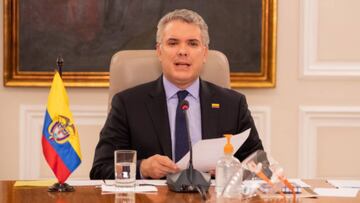 Se&ntilde;al en vivo y en directo hoy de la intervenci&oacute;n del presidente de la Rep&uacute;blica de Colombia, Iv&aacute;n Duque, para valorar la evoluci&oacute;n del Coronavirus.