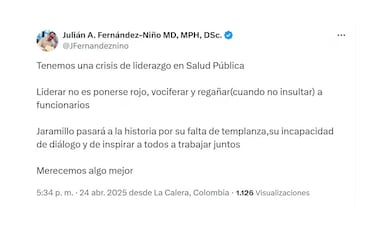 El vergonzoso insulto del ministro de salud a funcionaria de hospital en el Meta