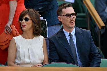 El actor británico Benedict Cumberbatch y su esposa, Sophie Hunter.