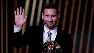 Leo Messi, jugador del F.C Barcelona, ganador del Balón de Oro al mejor jugador del año.